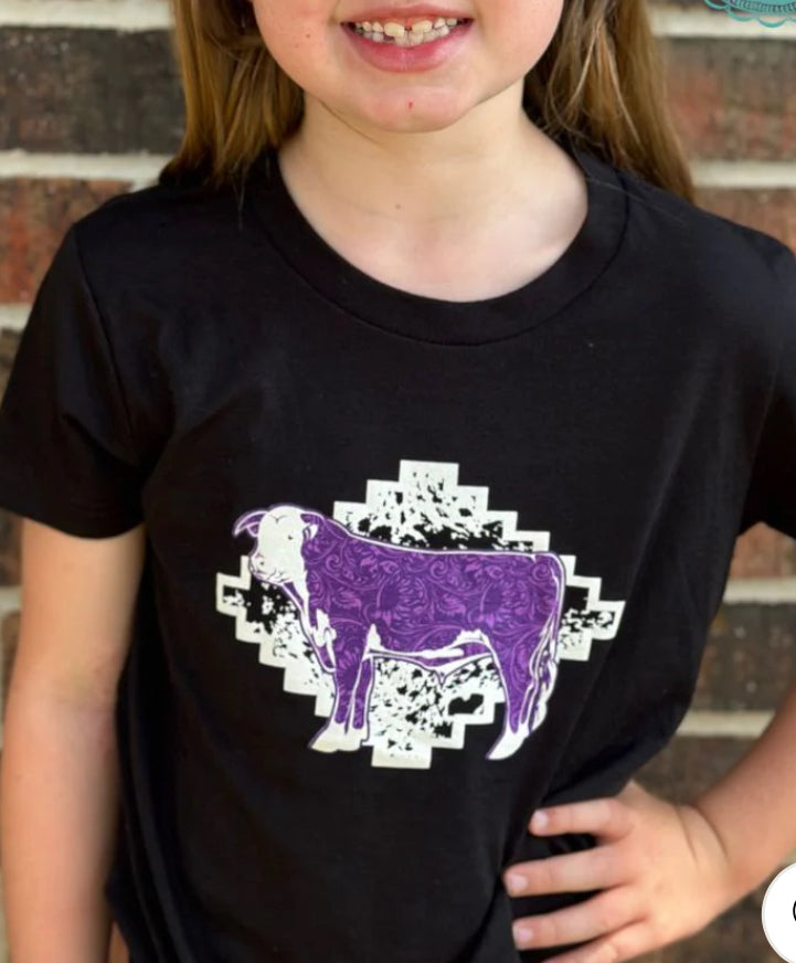 Tooled Hereford kids Tee