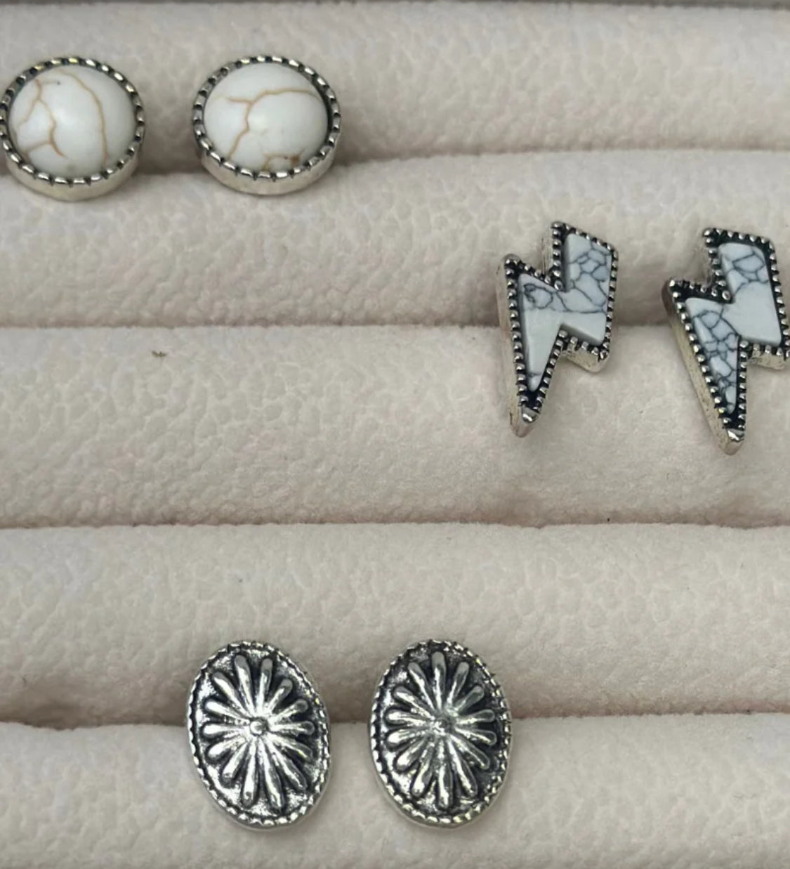 Ride the lightning Trio Earrings