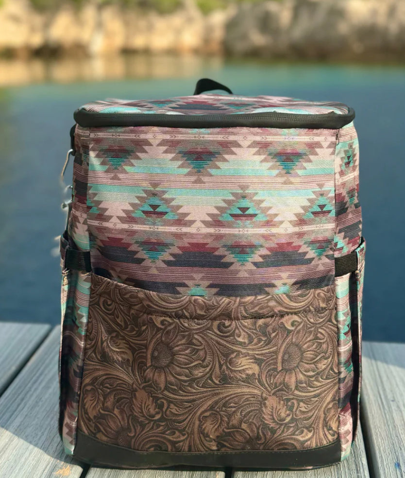 Tailgating in Arlington Backpack Cooler