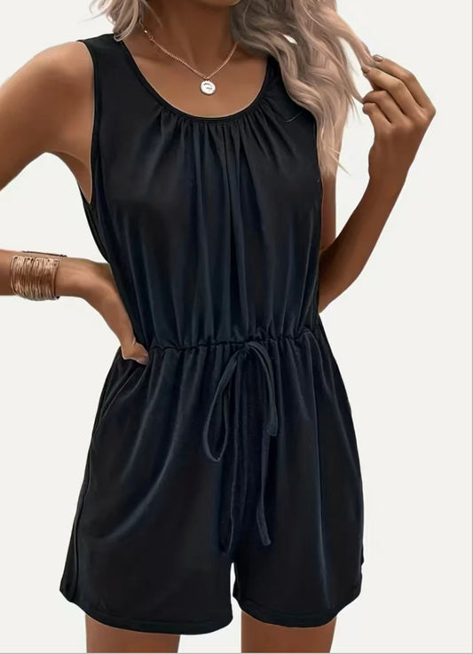 Black jumpsuit romper
