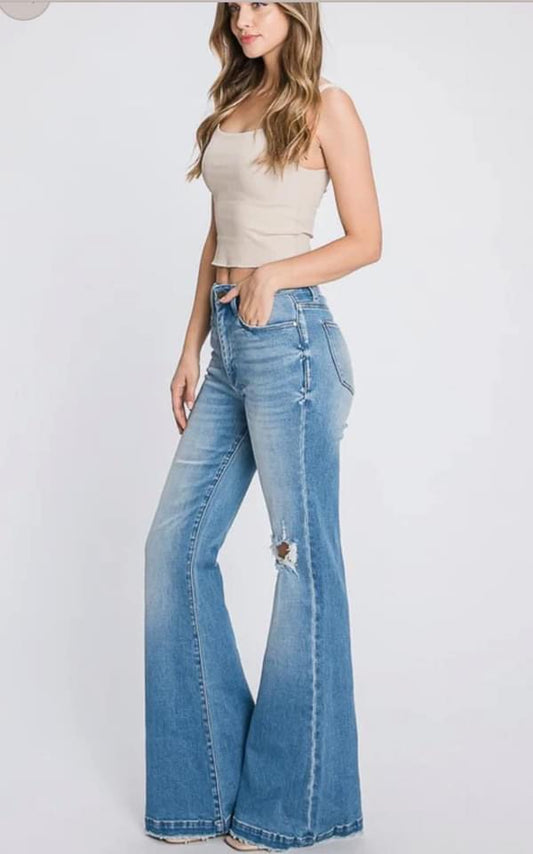 Petra 153 High Rise Flare Jeans