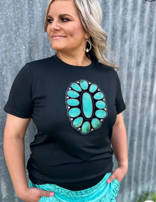 Streets of Turquoise Tee