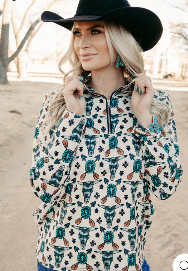 Eastern Tribal Pullover