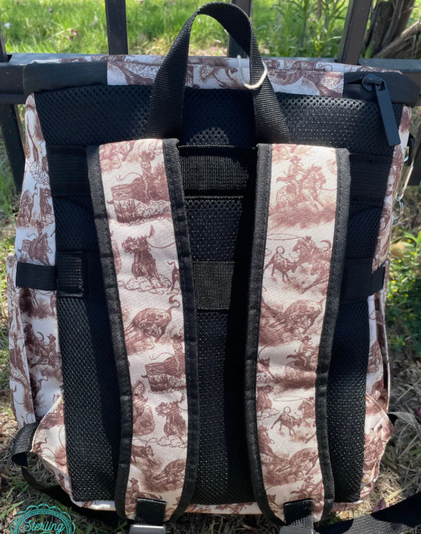 Tooled in 1883 backpack Cooler