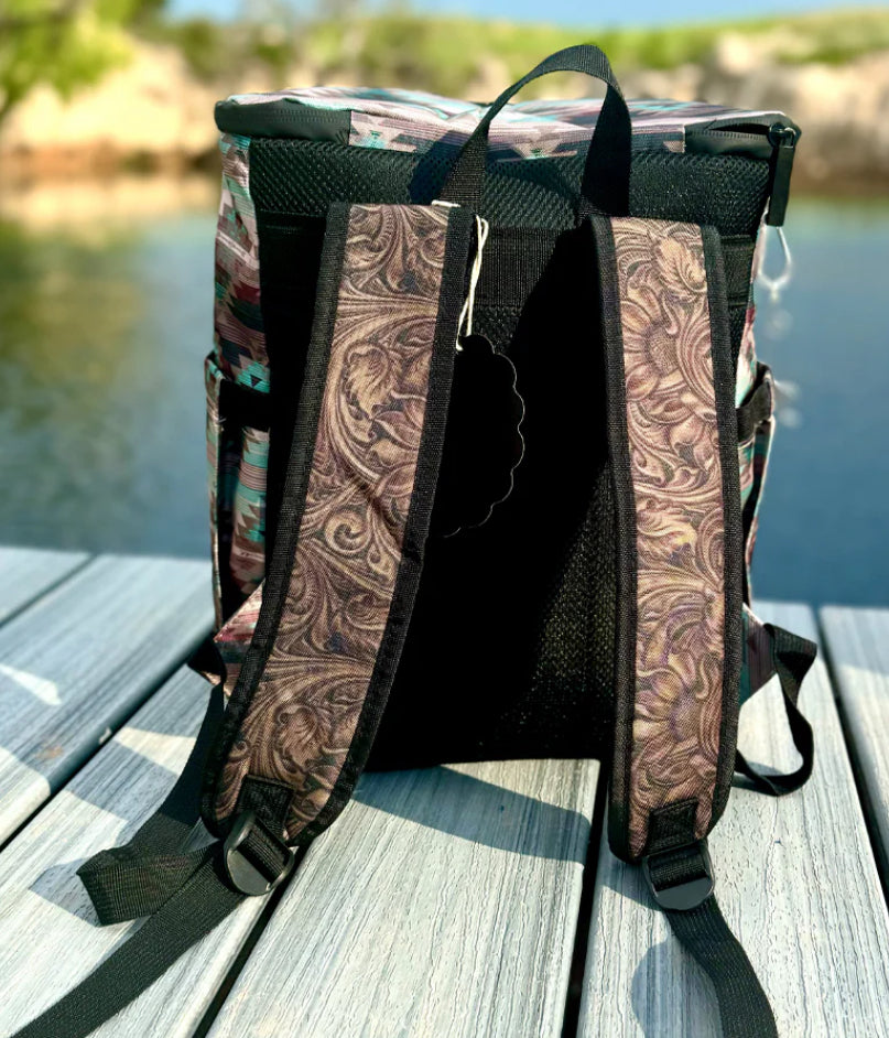 Tailgating in Arlington Backpack Cooler
