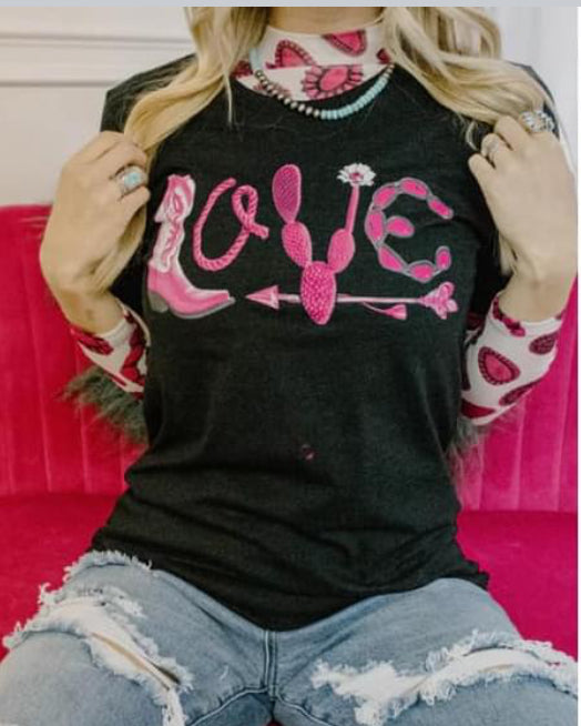 Western LOVE tee