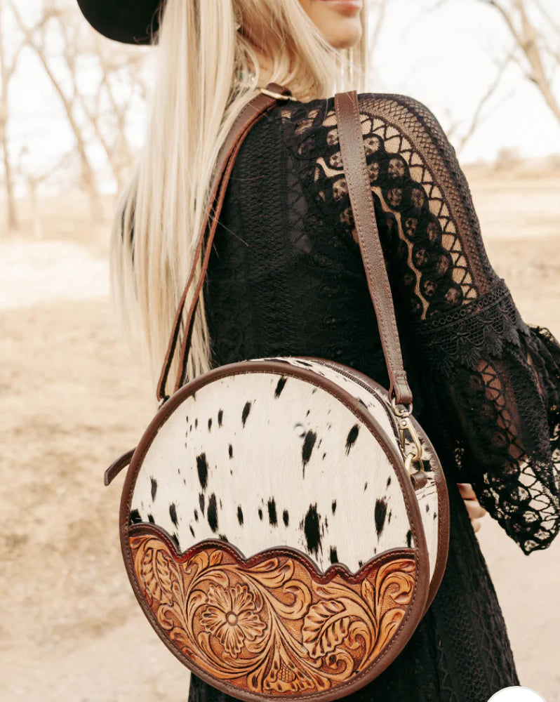 Canteen cowhide purse